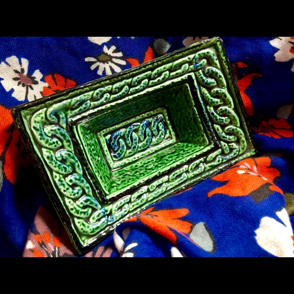 Vintage Ceramic Trinket Tray